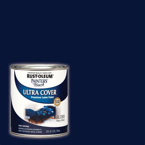 rust oleum gloss navy blue.